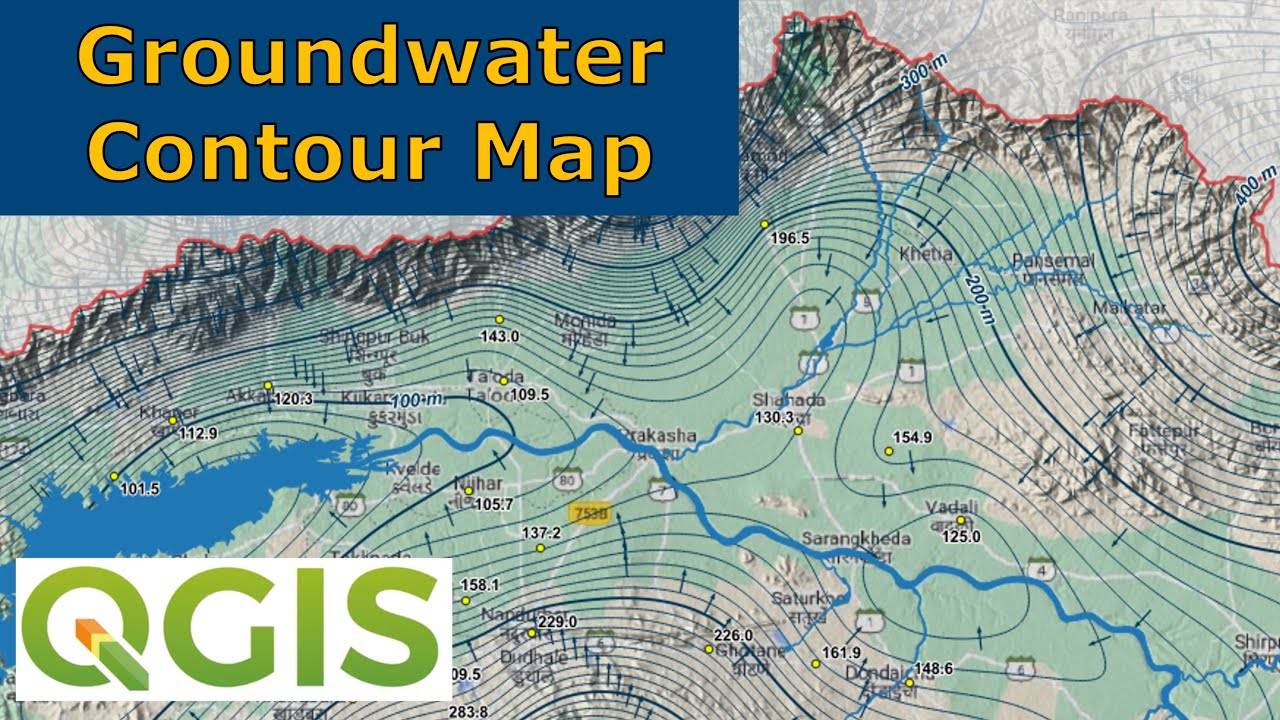 Water Table Contour Map Groundwater Processes And Concepts Ppt