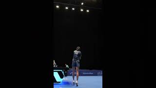 Yuan Jia Nan's serve in slow motion!