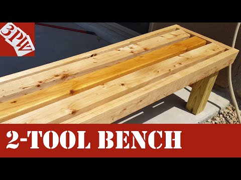 Two Tool Backyard Bench Two Tool Backyard Bench