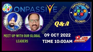 #ONPASSIVE|| 369 GLOBAL WEBINAR SUNDAY SPECIAL QNA WITH GLOBAL LEADER