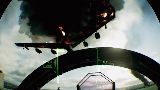 [VR]　フライトスティックと編集に頼る初心者パイロット　ACE COMBAT 7