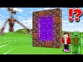 JJ and Mikey build SIREN HEAD PORTAL CHALLENGE in Minecraft / Maizen animation