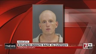 Residents shaken, yet relieved after escaped inmate back in custody