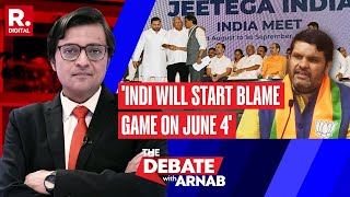Gourav Vallabh 'Reveals' INDI Alliance Strategy for June 4 | Weekend Debate With Arnab