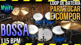 🥁 BOSSA (BOSSA NOVA) drum LOOP for playing and composing | bpm 115 [updated]