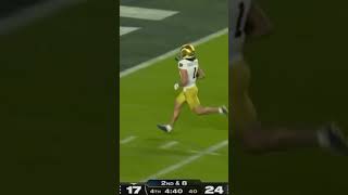 Wow!🤯 Notre Dame ties the game with a crazy 54 yard touchdown