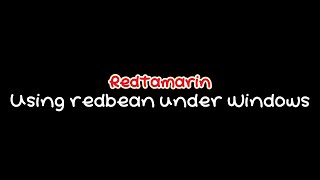 Using redbean under Windows