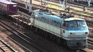 81レ　EF66 120　サメ　待避　発車!!　2013年11月