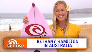 Amputee surfer Bethany Hamilton in Australia | Sunrise