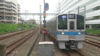 小田急1000形1057F＋3000形3270F各駅停車唐木田行き　新百合ヶ丘駅到着！