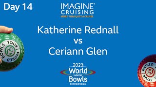 World Indoor Bowls Championship 2023 -  Katherine Rednall vs Ceriann Glen - Day 14 Match 2