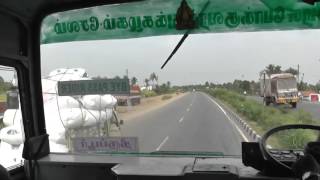 India Tamilnadu Perundurai to Bhavani bus route , Erode district  year 2014