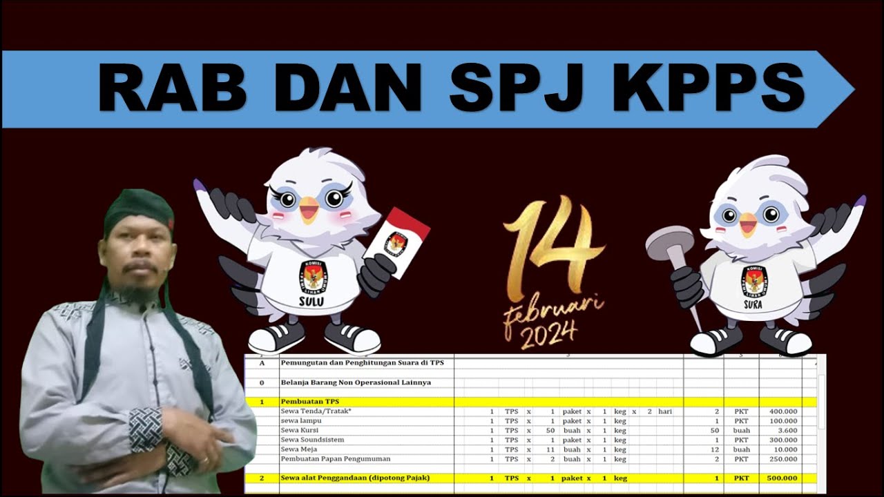 RINCIAN SPJ DAN RAB KPPS YANG PERLU DI KETAHUI PEMILU 2024 - YouTube