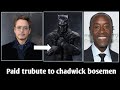 Chadwick Boseman Honored By Robert Downey Jr. and Don Cheadle at the MTV Movie & TV Awards