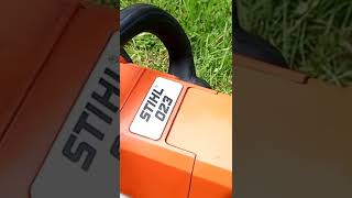 High quality German Stihl 023 chainsaw model year 1998 after maintenance.