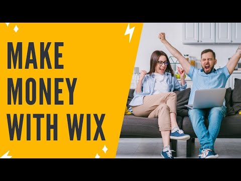 HOW TO MAKE MONEY WITH WIX: Wix Tutorial For Beginners On How To Make ...