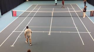 Dramatic conclusion in blind tennis semi-final of the British National Championships 2016