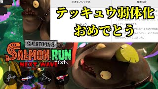 サーモンランのアプデ内容をみんなで確認してから伝説野良【スプラトゥーン3/サーモンランNEXTWAVE】