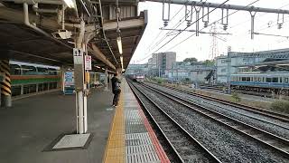 東海道本線貨物列車　小田原駅通過