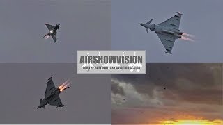 SUNSET RAF TYPHOON DISPLAY: SOUTHPORT AIRSHOW 2019 (airshowvision)