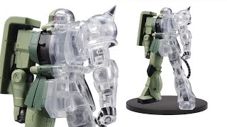 HONEST REVIEW Zaku Mobile Suit Gundam Internal Structure MS-06F A/B Banpresto Bandai