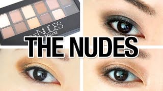 Maybelline The NUDES Palette Review \u0026 3 Looks Tutorial