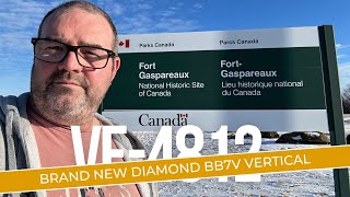 POTA Activation With New Diamond BB7V Vertical - VE-4812 - Fort Gaspareaux National Historic Site