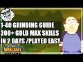 WoW Classic Grinding Guide - Level 1 - 40 in 2 days. Afford your mount and good gear early!