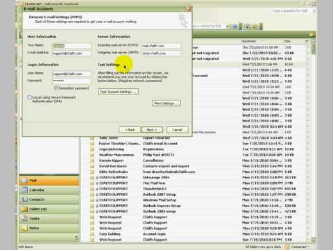 How to Configure Your cfaith IMAP Email with Outlook 2003 How to Configure Your cfaith IMAP Email with Outlook 2003