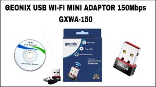 GEONIX USB Wi-Fi Adapter | 150Mbps |Amazon Product | Unboxing [FHD1080P]  8/1/2024 video-13