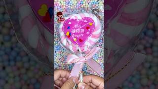 Surprise candy, heart marshmallows #shorts