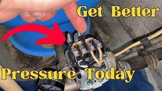 How To Increase The Water Pressure With Well Water