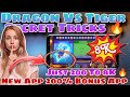 Dragon Vs tiger tricks in tamil| New Tricks 200% Bonus App | Today Tricks 🔥 |