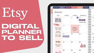 How To Make A Digital Planner To Sell On Etsy | Step By Step For Beginners (2025)