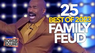 25 BEST & Most Viewed Family Feud Answers With Steve Harvey