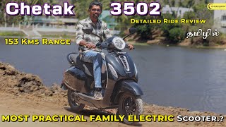 More Range, Space and Storage | Chetak 3502 & 3501 | Tamil Ride Review | Chakkaram