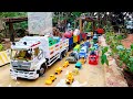 Wow !!! Mobil Truk Rc Tronton Panjang Bongkar Mobil Mobilan Truk Pemadam, Truk Pasir, Bis Telolet