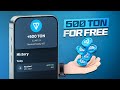 Get 500 FREE Ton Coins Now! Easy Tutorial on How To Earn Free Crypto (Toncoin)!