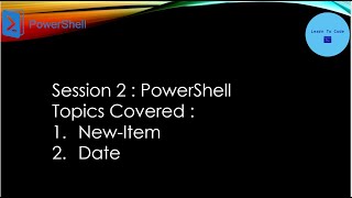 #powershell Creating new files and directories using New-Item cmdlet in Powershell.