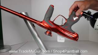 Dye DM14 Red Gloss Paintball Gun - Red Bullet