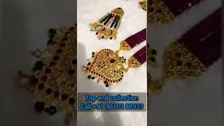 ruby stone jewellery sets| ruby set jewellery| new rose gold jewellery| 1 gram gold jewellery 2022