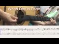 When Day Is Done - Django Reinhardt (Ver. EASY!!) | Free Tab