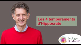 Les 4 tempéraments d'Hippocrate