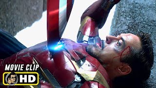 CAPTAIN AMERICA: CIVIL WAR (2016) "Cap Beats Iron Man" Clip [HD] Marvel