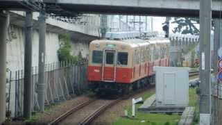 阪神武庫川線7861・7961形 東鳴尾駅到着 Hanshin Mukogawa Line