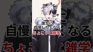 【Vtuber】誰かに教えたくなるちょこっと雑学。猫は一生のうち・・・ #shorts 【雑学】