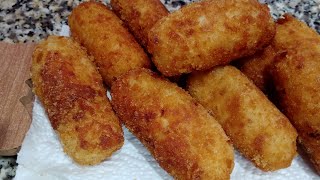 Croquette de riz au frommage🤩😋كروكات الارز بلجبن اقتصادية ومغذية وتحضريها في وقت قصير🥰