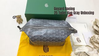 Goyard Boeing 25 Toilet Bag Gray Review