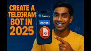 Create a Telegram Bot Using Python in 2025 | Get & Download PDF using Button