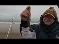 cambois northumberland beach fishing flounder .